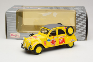 Citroen 2CV Rally Sárga Maisto 1:18 56032 Fém – 6. kép a 6-ből