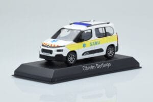Citroen Berlingo Ambulance SAMU Fehér Sárga Norev 1:43 155769 Fém – 2. kép a 4-ből