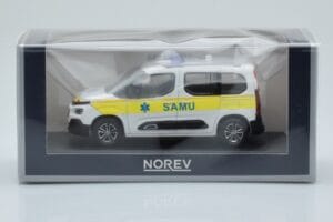 Citroen Berlingo Ambulance SAMU Fehér Sárga Norev 1:43 155769 Fém – 4. kép a 4-ből