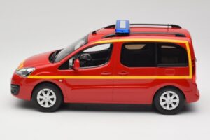 Citroen Berlingo II Pompiers Piros Norev 1:18 181641 Fém – 3. kép a 6-ből