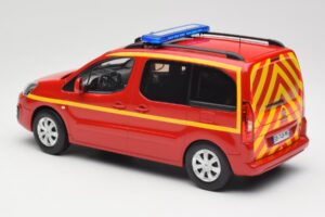 Citroen Berlingo II Pompiers Piros Norev 1:18 181641 Fém – 5. kép a 6-ből