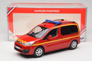 Citroen Berlingo II Pompiers Piros Norev 1:18 181641 Fém – 6. kép a 6-ből