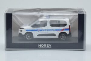 Citroen Berlingo Police Municipale v1 Fehér Kék Norev 1:43 155767 Fém – 4. kép a 4-ből