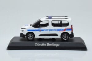 Citroen Berlingo Police Municipale v1 Fehér Kék Norev 1:43 155767 Fém
