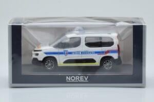 Citroen Berlingo Police Municipale v2 Fehér Kék Norev 1:43 155768 Fém – 4. kép a 4-ből
