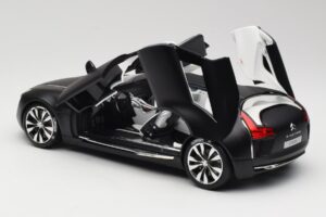 Citroen C-Metisse Matte Black Norev 1:18 181597 Fém – 5. kép a 8-ből