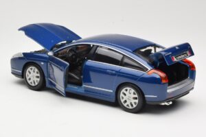 Citroen C6 Kék Bburago 1:18 18-12073 Fém – 5. kép a 8-ből