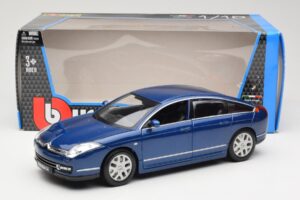 Citroen C6 Kék Bburago 1:18 18-12073 Fém – 8. kép a 8-ből
