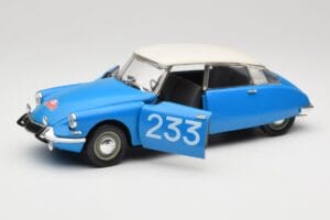 Citroen DS #233 Rally Kék Solido 1:18 8034 Fém – 2. kép a 8-ből