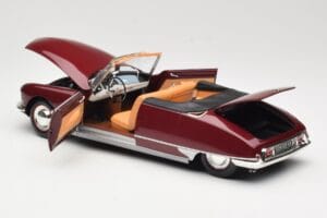 Citroen DS19 Kabrió Bordeaux Norev 1:18 181561 Fém – 5. kép a 8-ből