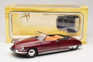 Citroen DS19 Kabrió Bordeaux Norev 1:18 181561 Fém – 8. kép a 8-ből