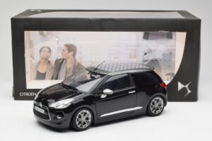 Citroen DS3 Cabrio Perla Nera Fekete Norev 1:18 AMC019115 Fém – 8. kép a 8-ből