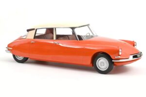 Citroen ID19 Narancssárga & Krém Norev 1:12 121580 Fém