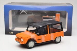 Citroen Mehari 4x2 Narancs Norev 1:18 181515 Fém – 6. kép a 6-ből