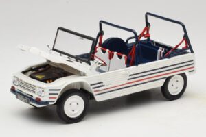 Citroen Mehari Kék Fehér Piros Norev 1:18 181805 Fém – 2. kép a 7-ből
