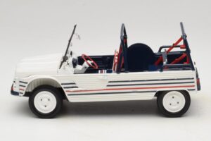Citroen Mehari Kék Fehér Piros Norev 1:18 181805 Fém – 4. kép a 7-ből