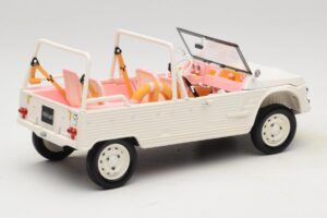 Citroen Mehari Eden Sorbet Fehér és Rózsaszín Norev 1:18 181804 Fém – 2. kép a 6-ből