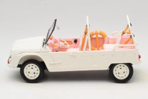 Citroen Mehari Eden Sorbet Fehér és Rózsaszín Norev 1:18 181804 Fém – 3. kép a 6-ből