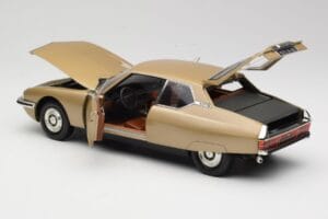 Citroen SM Maserati Arany Norev 1:18 181585 Fém – 5. kép a 8-ből