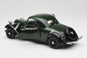 Citroen Traction Avant 11 Coupe Zöld Solido 1:18 8179 Fém – 5. kép a 8-ből