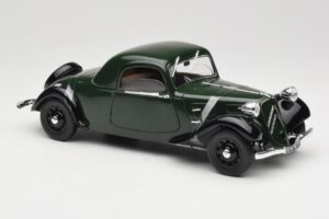 Citroen Traction Avant 11 Coupe Zöld Solido 1:18 8179 Fém – 6. kép a 8-ből