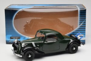 Citroen Traction Avant 11 Coupe Zöld Solido 1:18 8179 Fém – 8. kép a 8-ből
