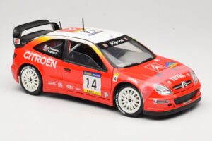 Citroen Xsara T4 WRC #14 P. Bugalski / J-P. Chiaroni WRC 2001 Solido 1:18 9021 Fém – 6. kép a 8-ből
