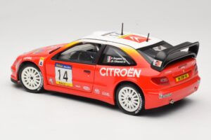 Citroen Xsara T4 WRC #14 P. Bugalski / J-P. Chiaroni WRC 2001 Solido 1:18 9021 Fém – 7. kép a 8-ből