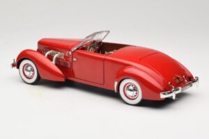 Cord 812 Kabrió Piros American Muscle 1:18 32158 Fém – 7. kép a 8-ből