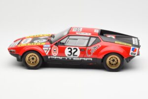 De Tomaso Pantera #32 Jaquemin / Deprez 24 Hours of Le Mans 1972 Kyosho 1:18 08855B Fém – 4. kép a 8-ből