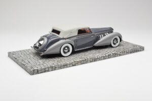 Delage D8 120 Kabrió Szürke & Sötétszürke Minichamps 1:18 107115134 Fém – 2. kép a 6-ből
