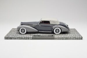 Delage D8 120 Kabrió Szürke & Sötétszürke Minichamps 1:18 107115134 Fém – 3. kép a 6-ből