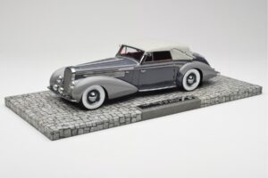Delage D8 120 Kabrió Szürke & Sötétszürke Minichamps 1:18 107115134 Fém