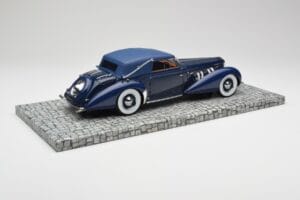 Delage D8-120 Kabrió Two Tone Kék Minichamps 1:18 107115132 Gyanta – 2. kép a 6-ből