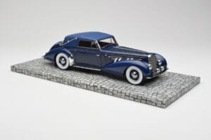 Delage D8-120 Kabrió Two Tone Kék Minichamps 1:18 107115132 Gyanta – 4. kép a 6-ből