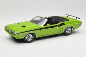Dodge Challenger Kabrió Zöld Greenlight 1:18 12803-06G Fém