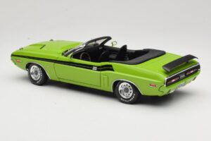 Dodge Challenger Kabrió Zöld Greenlight 1:18 12803-06G Fém – 7. kép a 8-ből