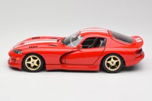 Dodge Viper GTS Piros Bburago 1:18 3075 Fém – 4. kép a 8-ből
