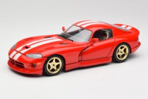 Dodge Viper GTS Piros Bburago 1:18 3075 Fém