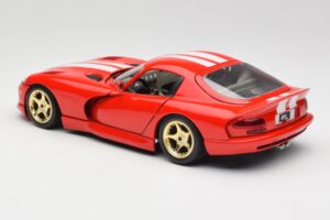 Dodge Viper GTS Piros Bburago 1:18 3075 Fém – 7. kép a 8-ből