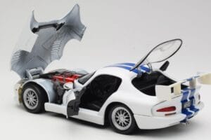 Dodge Viper GTS-R GT2 Fehér 1997 Maisto 1:18 50316 Fém – 5. kép a 8-ből