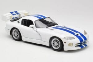 Dodge Viper GTS-R GT2 Fehér 1997 Maisto 1:18 50316 Fém – 6. kép a 8-ből