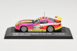 Dodge Viper GTS-R #46 Seiler / Brun / Messley 24 Hours of Daytona 2000 Minichamps 1:43 430001446 Fém