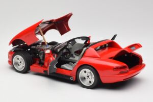 Dodge Viper RT/10 Piros Limitált Kiadás Bburago 1:18 3025 Fém – 5. kép a 8-ből