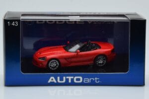 Dodge Viper SRT-10 Piros AUTOart 1:43 51701 Fém – 4. kép a 4-ből
