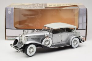 Duesenberg SJ Ezüst GreenLight 1:18 13525 Fém – 8. kép a 8-ből