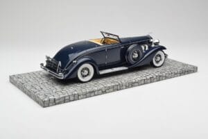 Duesenberg SJN Convertible Coupe Midnight Blue Minichamps 1:18 107150332 Fém – 2. kép a 6-ből