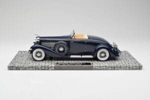 Duesenberg SJN Convertible Coupe Midnight Blue Minichamps 1:18 107150332 Fém – 3. kép a 6-ből