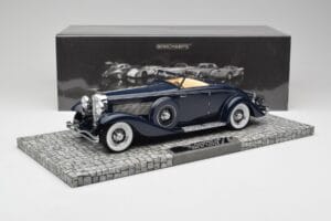 Duesenberg SJN Convertible Coupe Midnight Blue Minichamps 1:18 107150332 Fém – 6. kép a 6-ből
