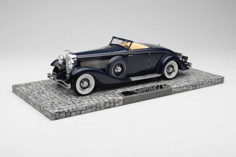 Duesenberg SJN Convertible Coupe Midnight Blue Minichamps 1:18 107150332 Fém